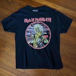 Iron Maiden Black Graphic T-Shirt